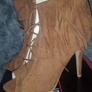 Moccasin inspired heels